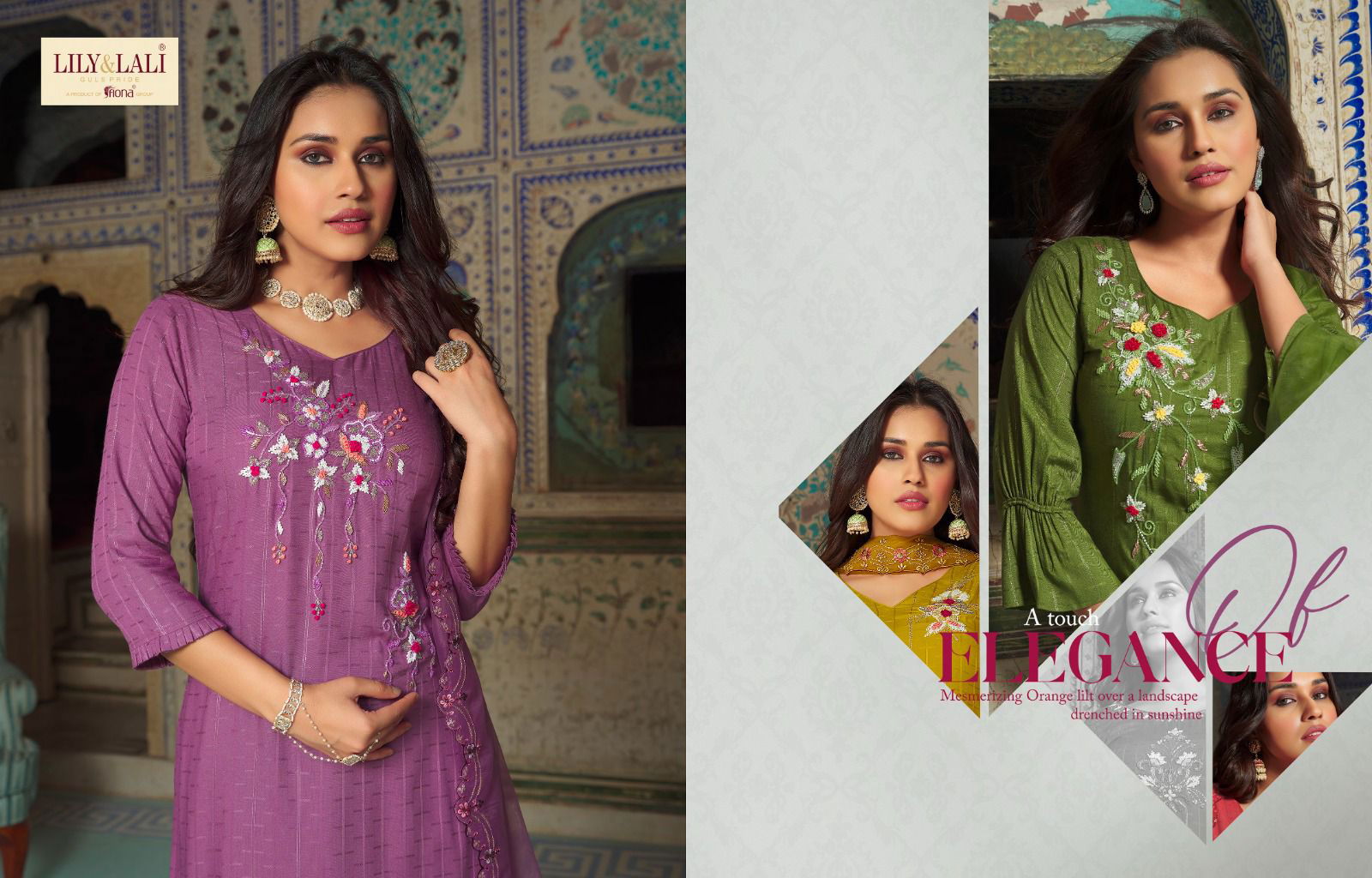 Metro Fusion By Lily Lali Designer Readymade Suits Catalog